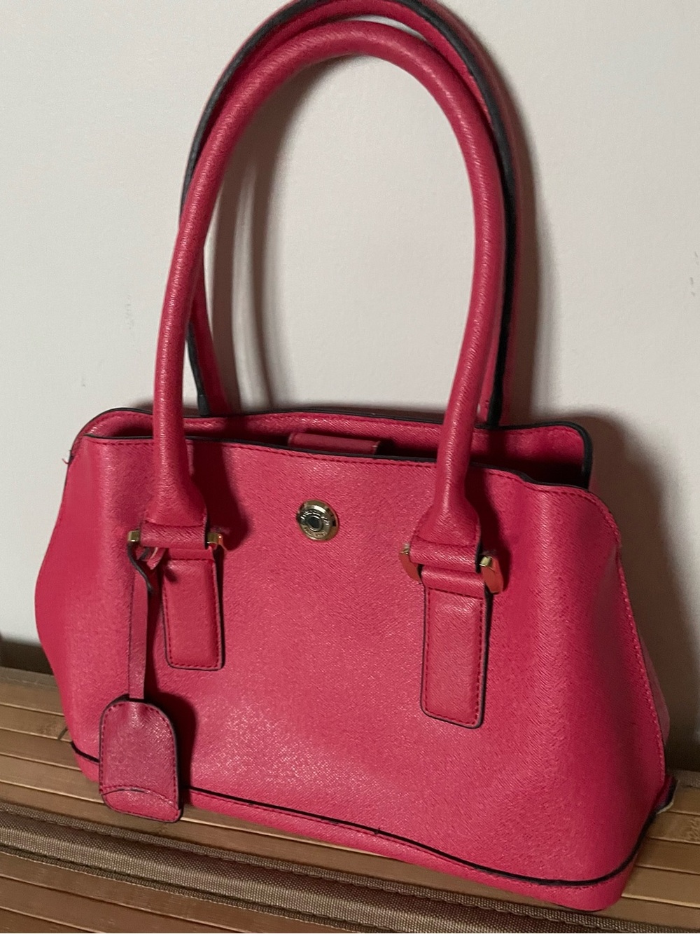 London Fog Structured Shoulder Tote